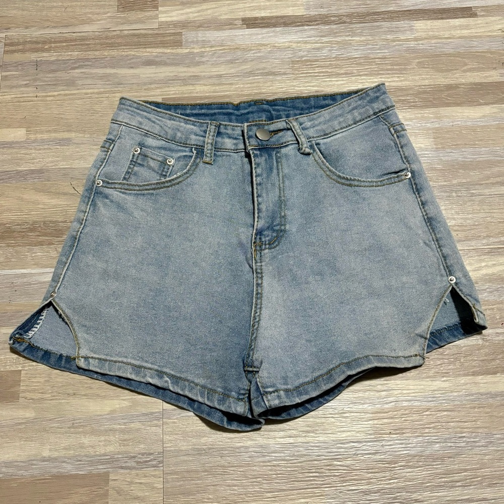 High Waisted Denim Shorts